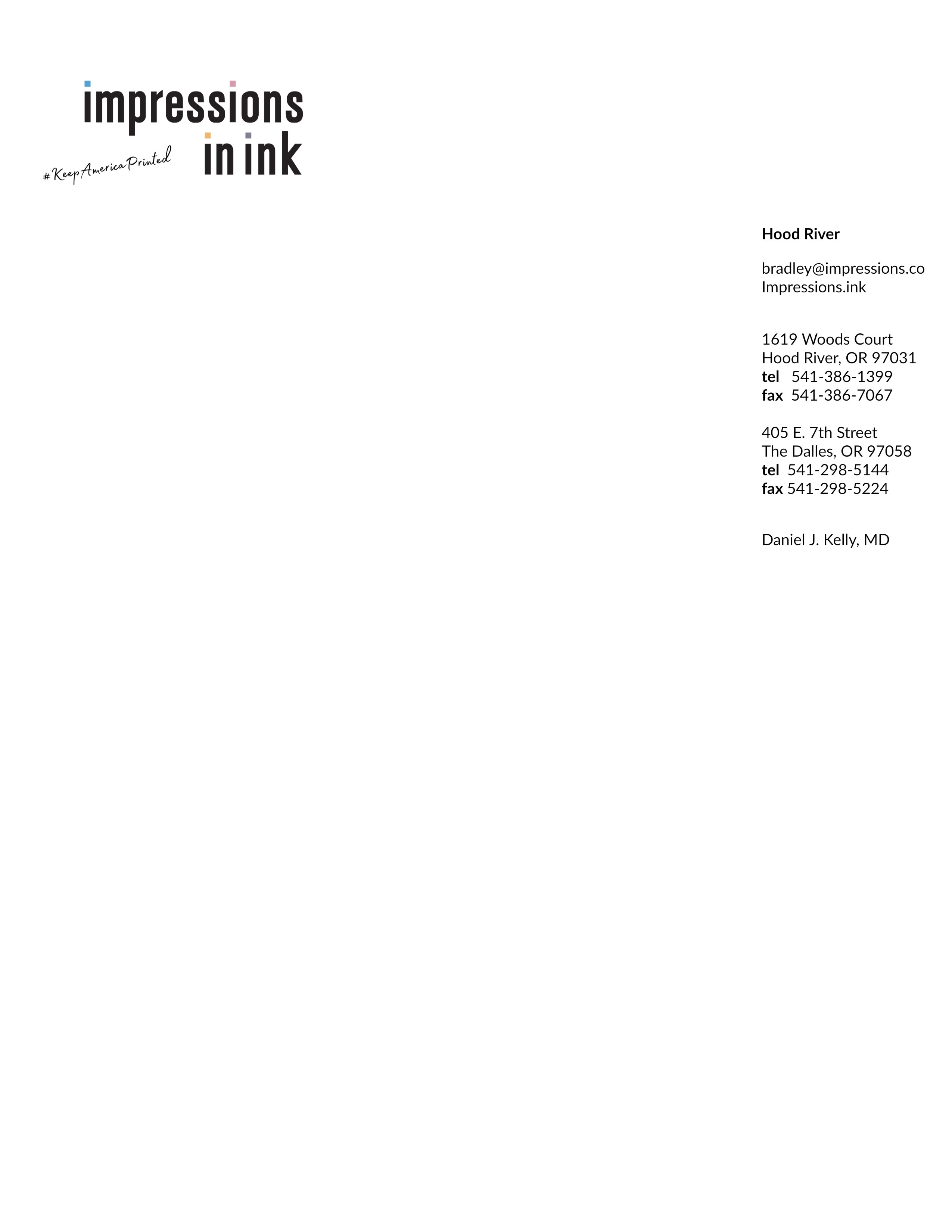 Branded Letterhead